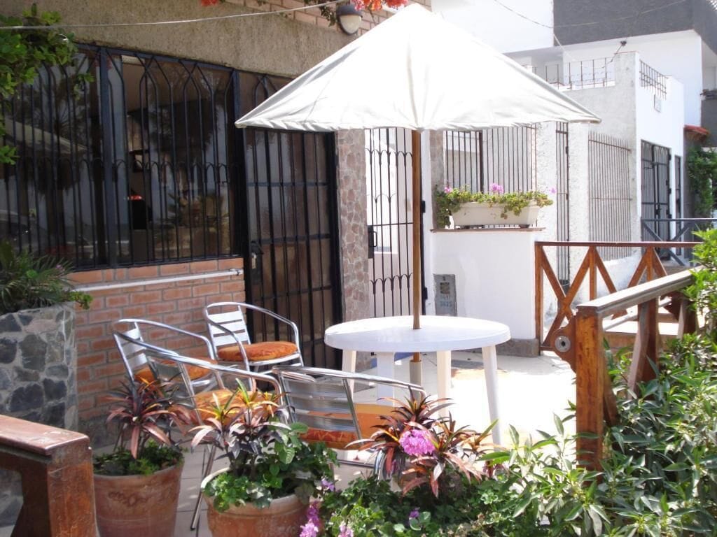 Studio – basic, sjøutsikt | Terrasse/patio