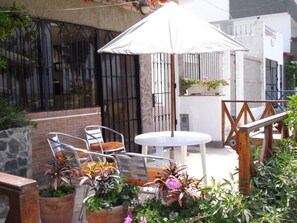 Estudio básico, vistas al mar | Terraza o patio