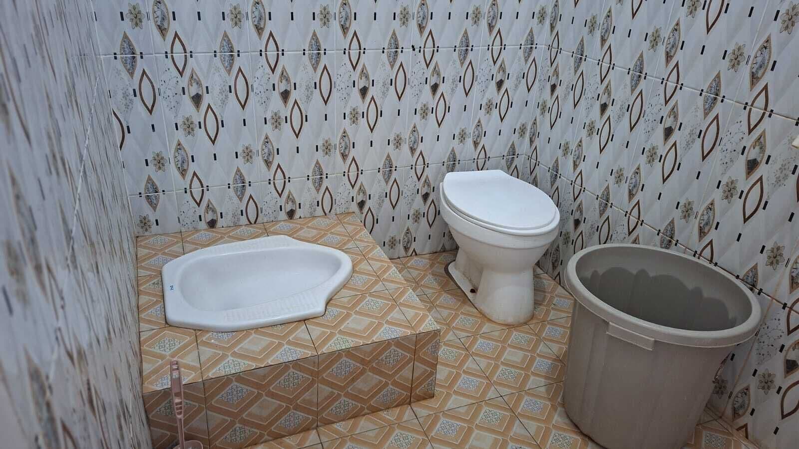 Chambre supérieure double, vue sur la mer | Salle de bain