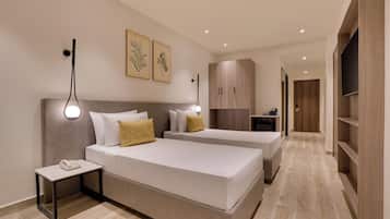 Chambre supérieure avec lits jumeaux | Coffre-fort, accès au Wi-Fi (inclus)