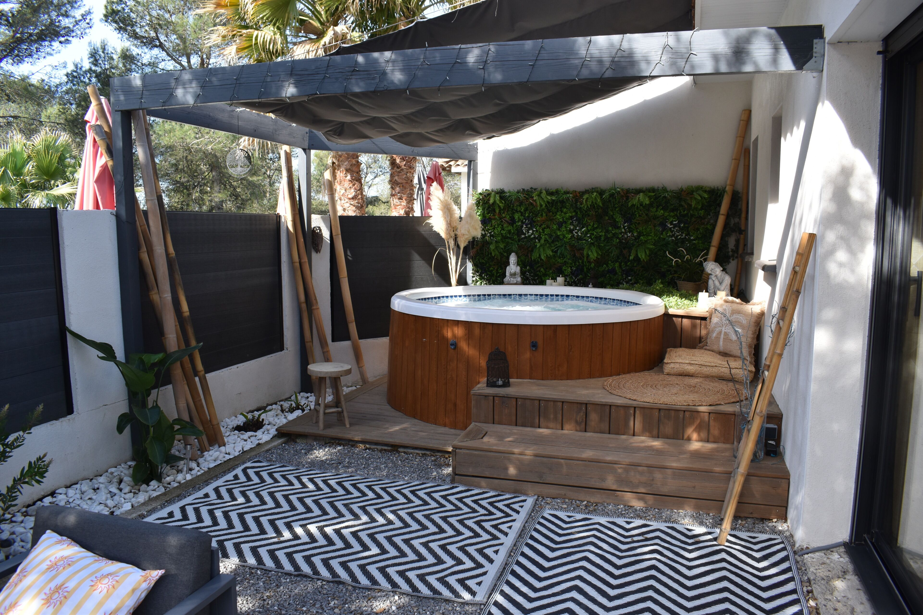 Bain à remous extérieur