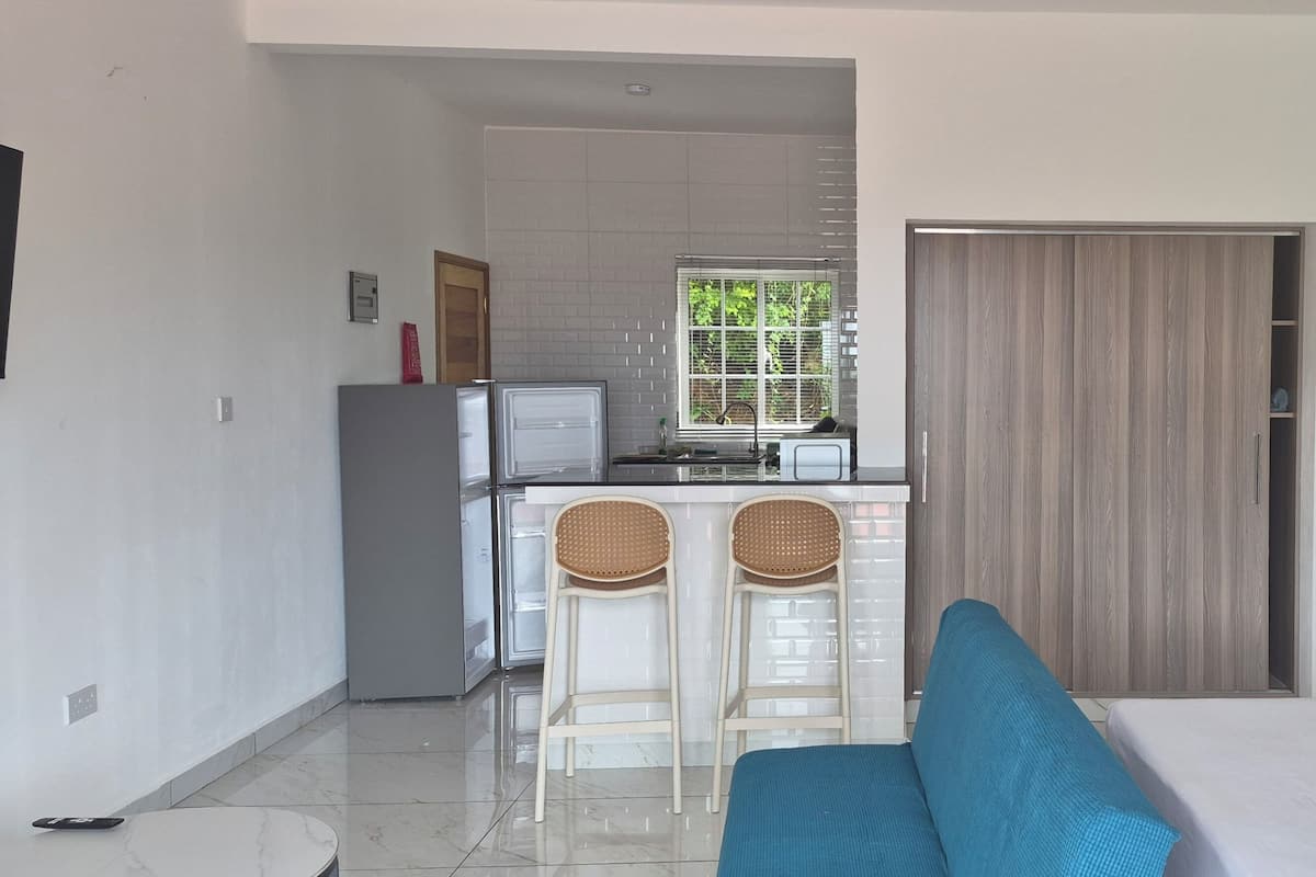 Appartement, vue sur la mer | Coffre-fort pour ordinateur portable, bureau