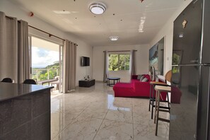 Living area - CREOLE COTTAGE ANNEX (Anse Royale)