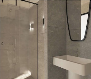 Cozy Room | Badezimmer | Dusche, Haartrockner, Handtücher, Seife
