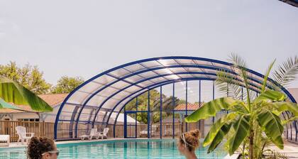 Mobil home proche de Mimizan dans un camping 4 étoiles