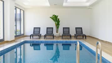 Indoor pool, outdoor pool
