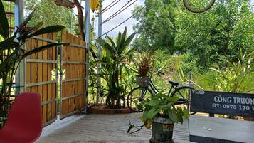 Deluxe-Villa, Gartenblick | Wohnbereich