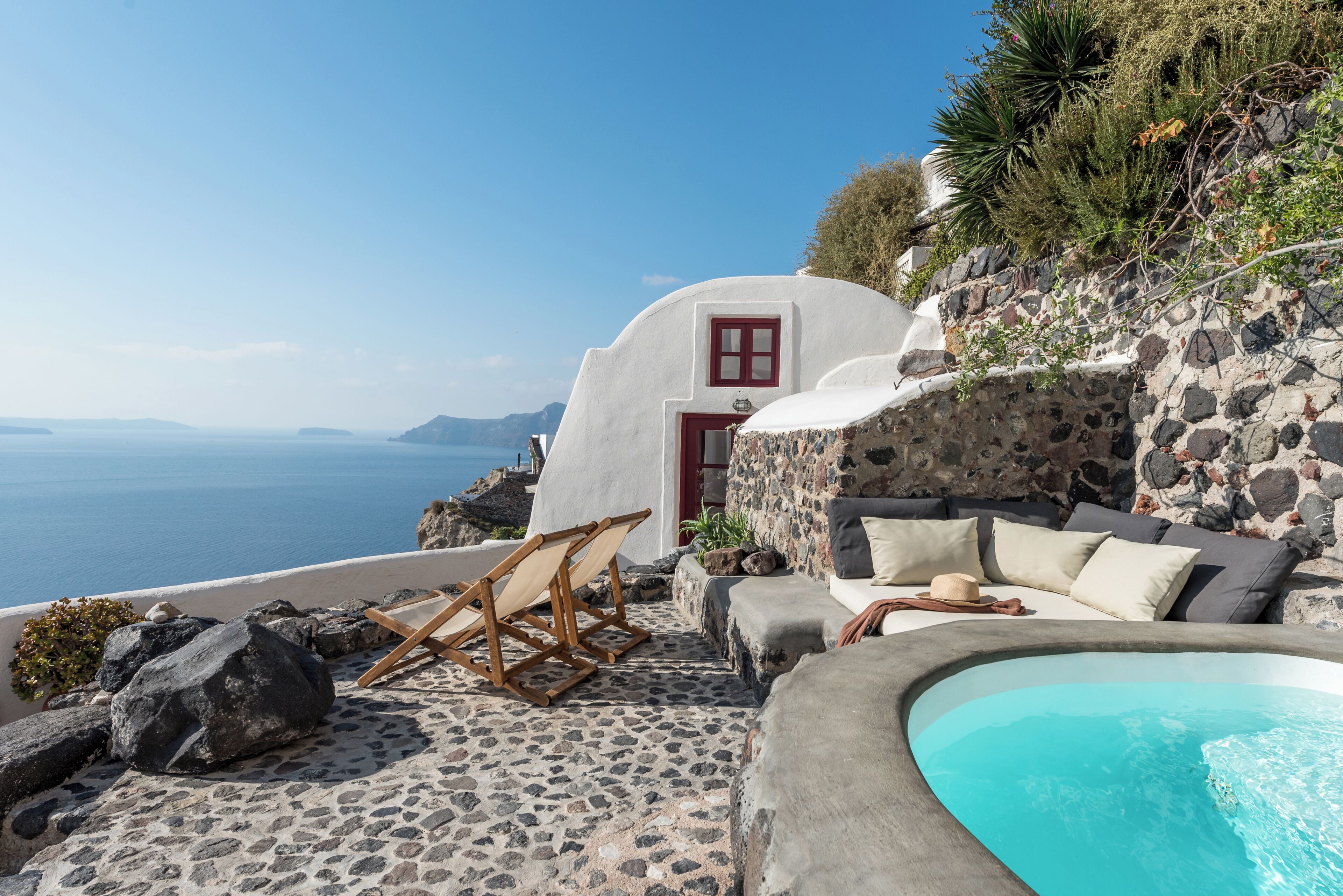 Parathira Cave Houses | Terrasse/Patio