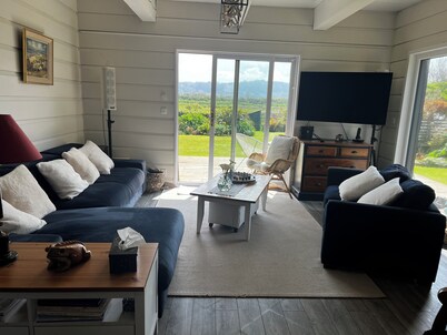 Villa with access to lapin plage, view of the marsh, not overlooked. Restful.