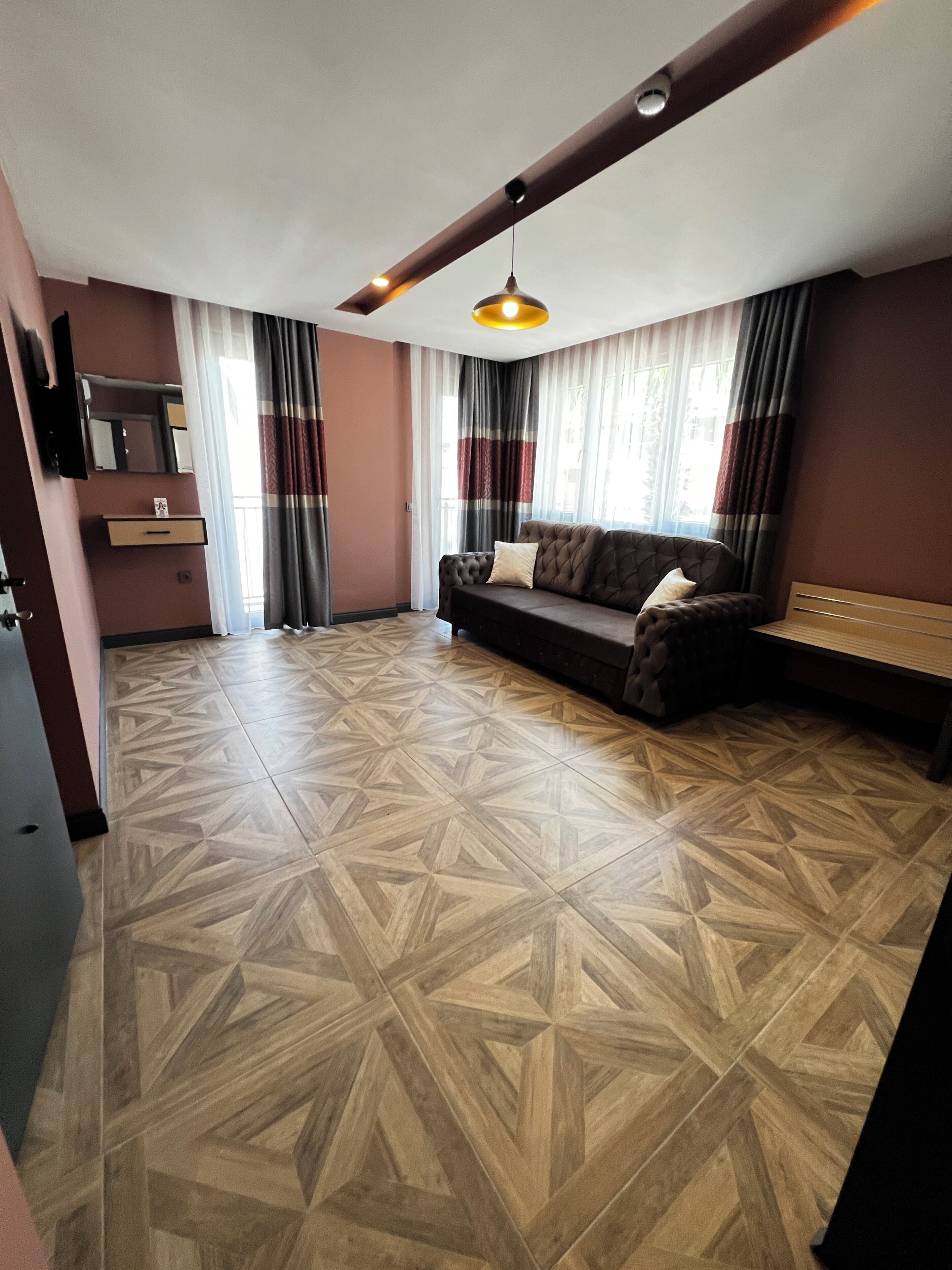 Deluxe Apartment, 1 Queen Bed with Sofa bed, Non Smoking, City View | Living area