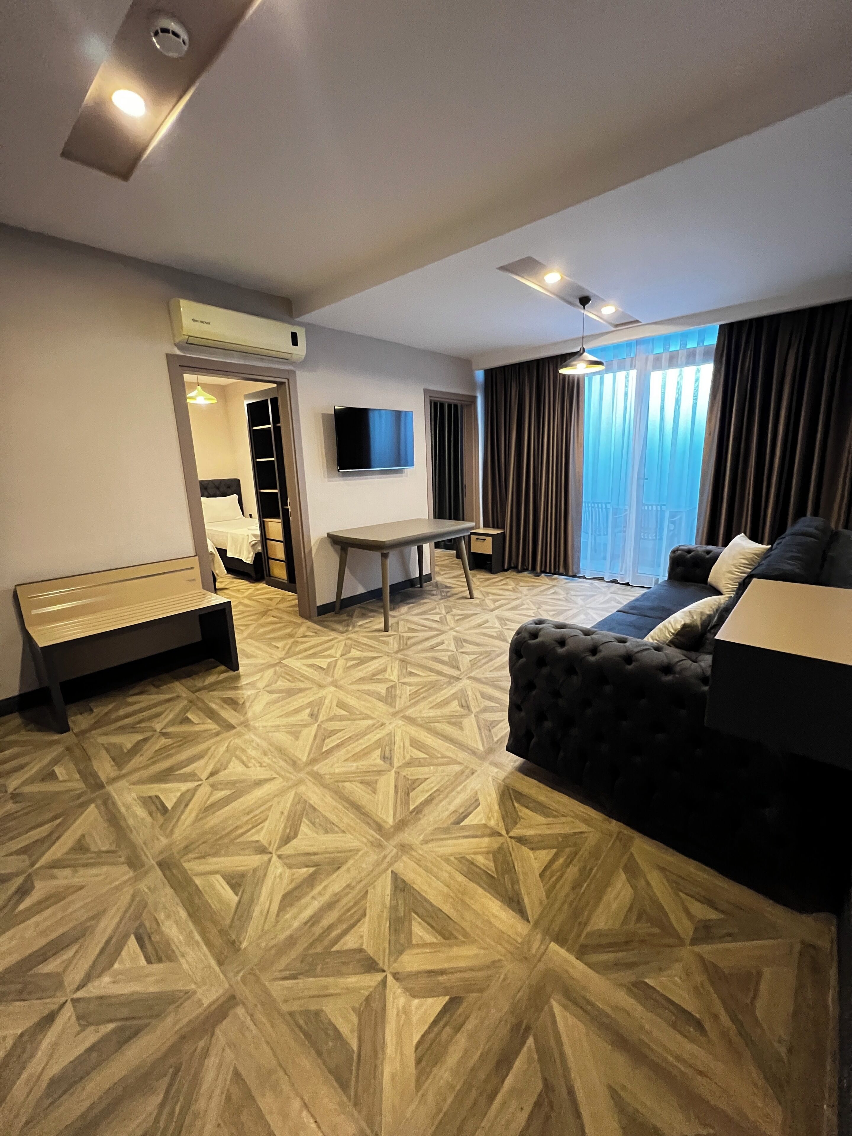 Deluxe Apartment, 2 Bedrooms, Non Smoking, Courtyard View | Ruang tamu
