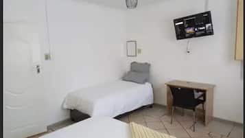 Desk, laptop workspace, iron/ironing board, free WiFi