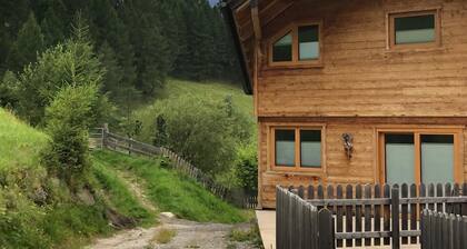 Ferienwohnung mitten in den Bergen, umringt von Wald und Wiese