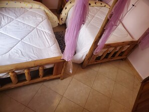 Laptop workspace, blackout curtains, soundproofing, free WiFi