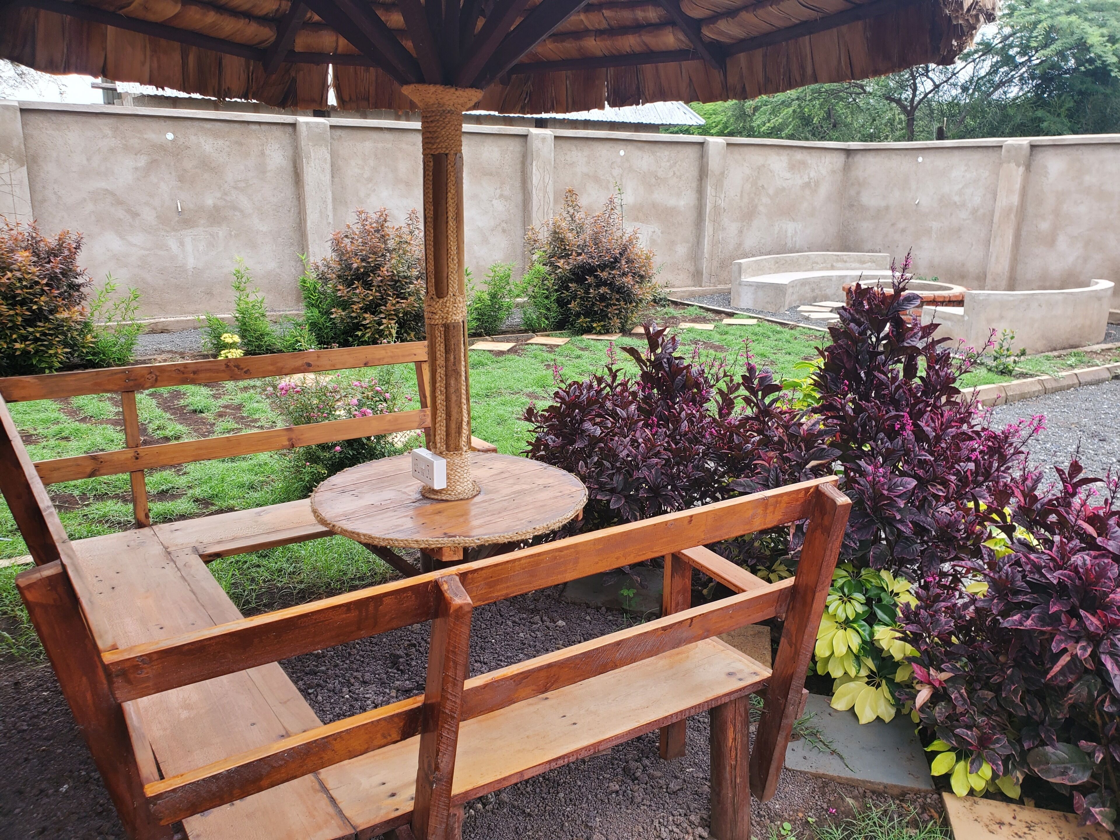 Doppia Comfort, balcone, vista giardino | Parco della struttura