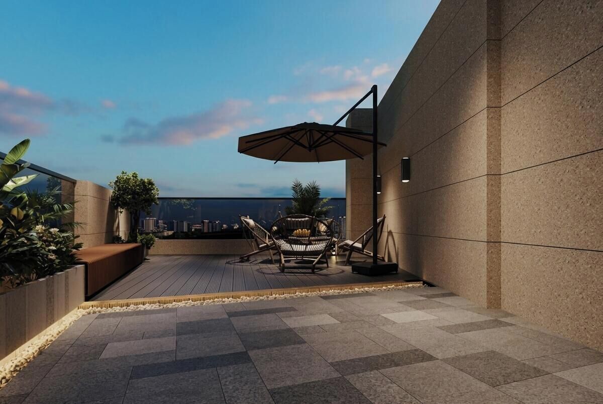 Chambre Premium, balcon, vue ville | Terrasse/Patio
