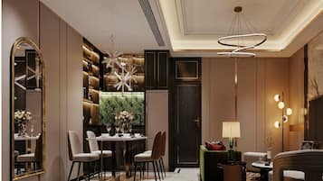 Appartement Standard, vue ville | Restauration