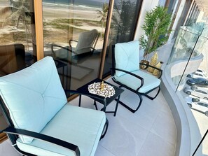 Terrace/patio - Lamar Seaside Studio with Sofa Bed (Taqah)