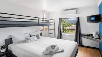 Wi-Fi de cortesia, roupa de cama