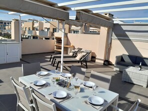 Outdoor dining - Penthouse Sabrina La zenia (Orihuela Costa)