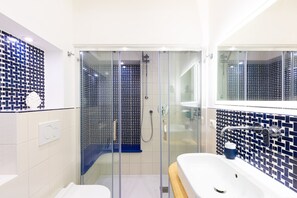 Deluxe Apartment, Sea View | Bathroom - YourHome - Amami Positano (Positano)