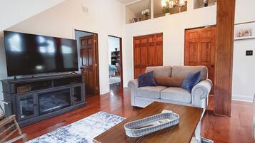 Smart TV, video games, DVD player, books