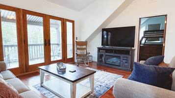Smart TV, video games, DVD player, books