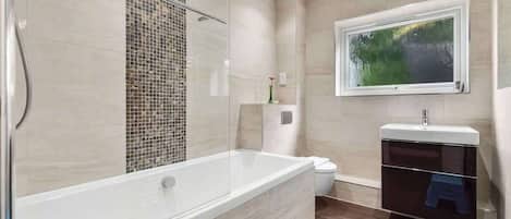 Shower, hair dryer