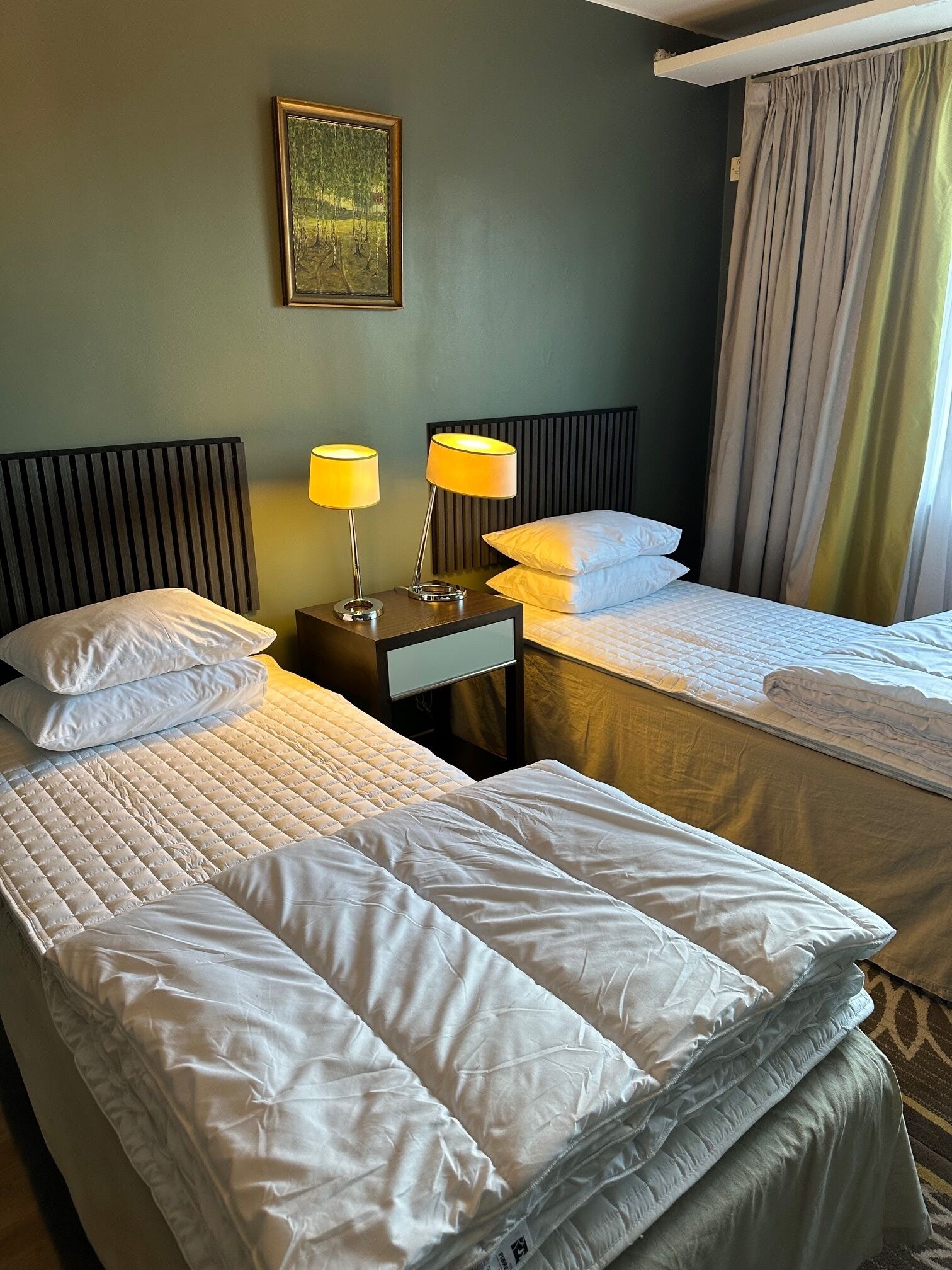 Chambre double | Accès au Wi-Fi (inclus), accessible en fauteuil roulant