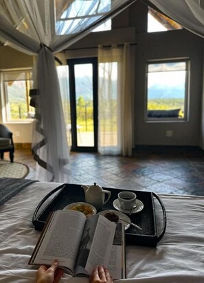 Luxury Double or Twin Room, Patio, Garden View | In-room safe, blackout curtains, free WiFi - Honeyguide Conservation Lodge (Mokopane)