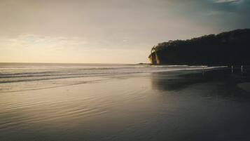 Aan het strand