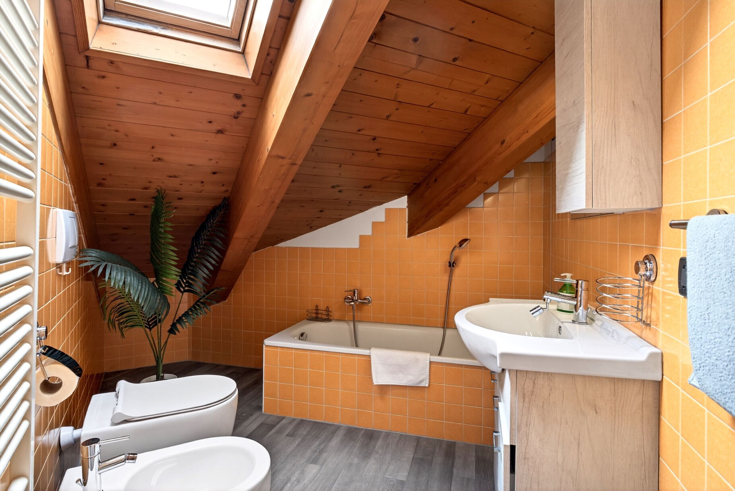 Doccia, asciugacapelli, bidet, asciugamani