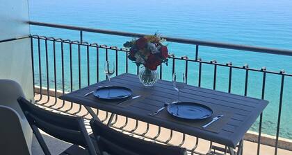 Paradis d'Azur: 1-bedroom apt facing the sea, a/c