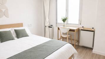 Double Room | Premium bedding, down comforters, desk, laptop workspace