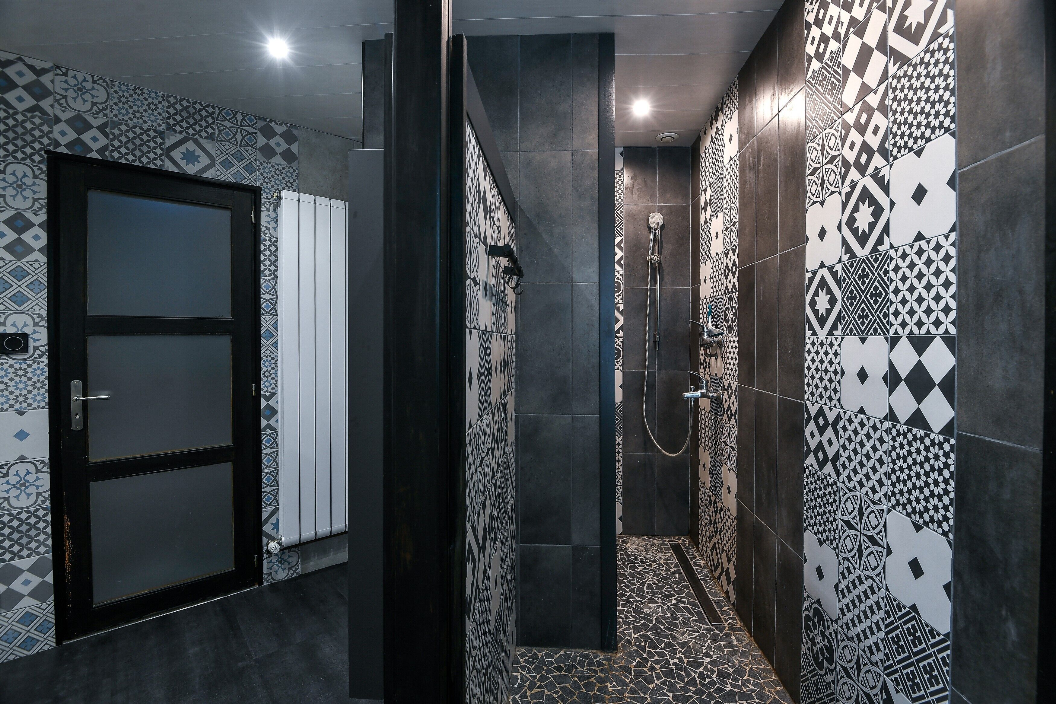 Shower, hair dryer
