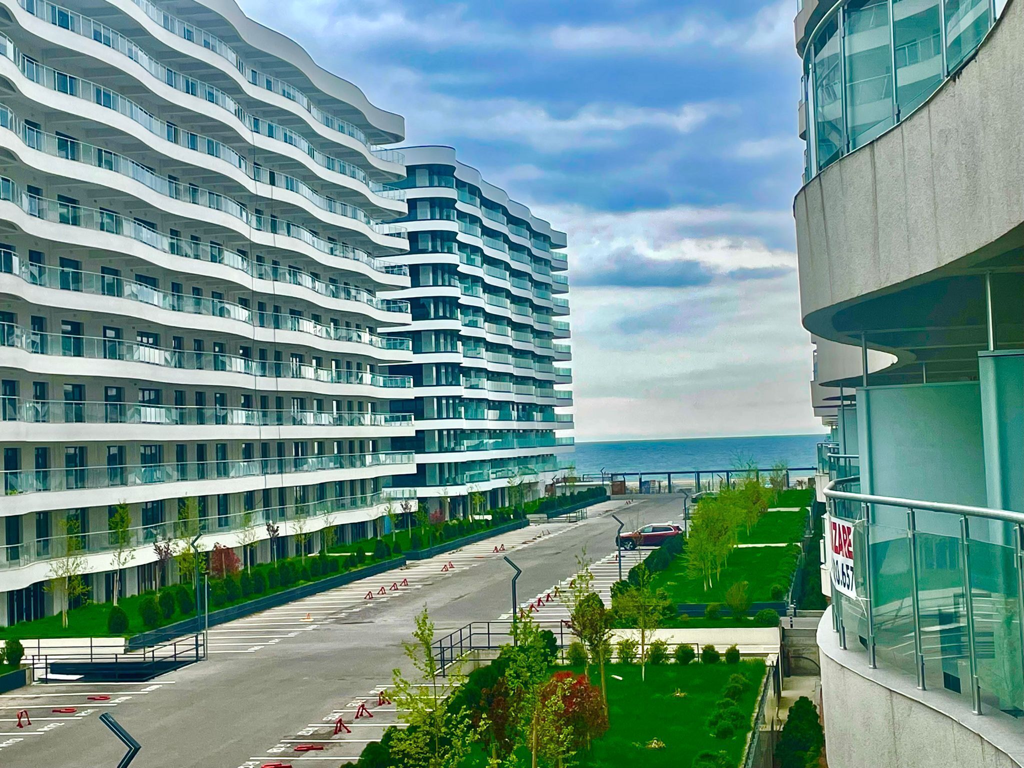 Studio Deluxe - balkong - viss havsutsikt | Exteriör