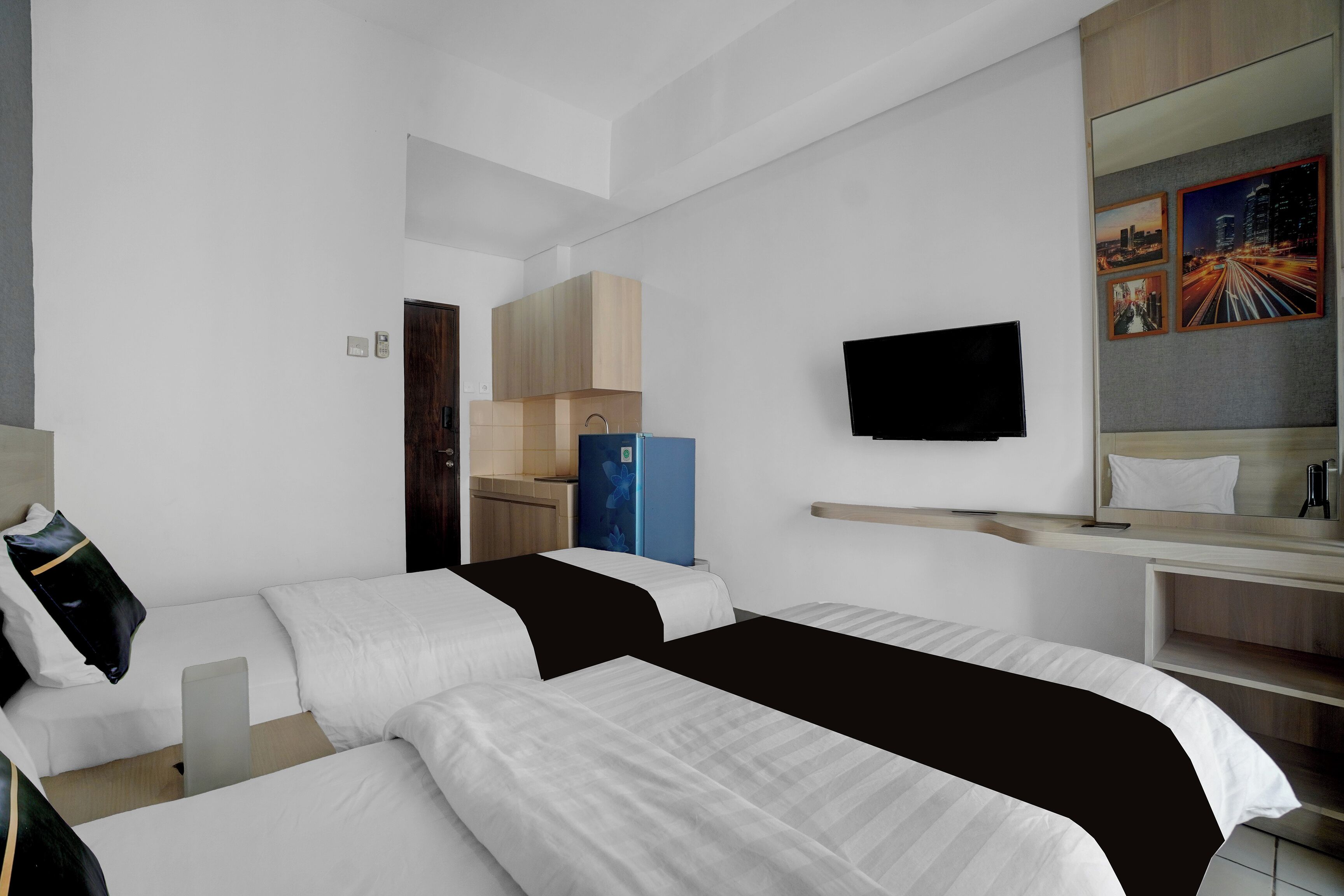 Kamar Twin Deluks | Wi-Fi gratis dan seprai linen