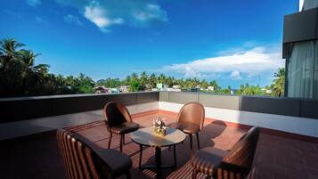 Premium Room, Balcony, City View | Desk, laptop workspace, iron/ironing board, free WiFi