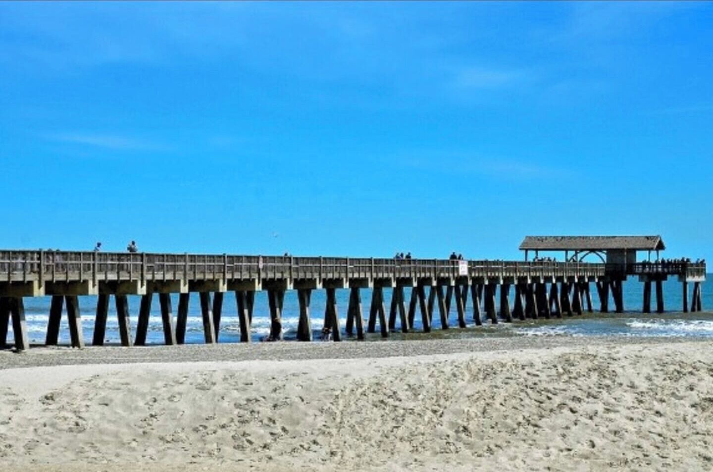 Vlak bij het strand