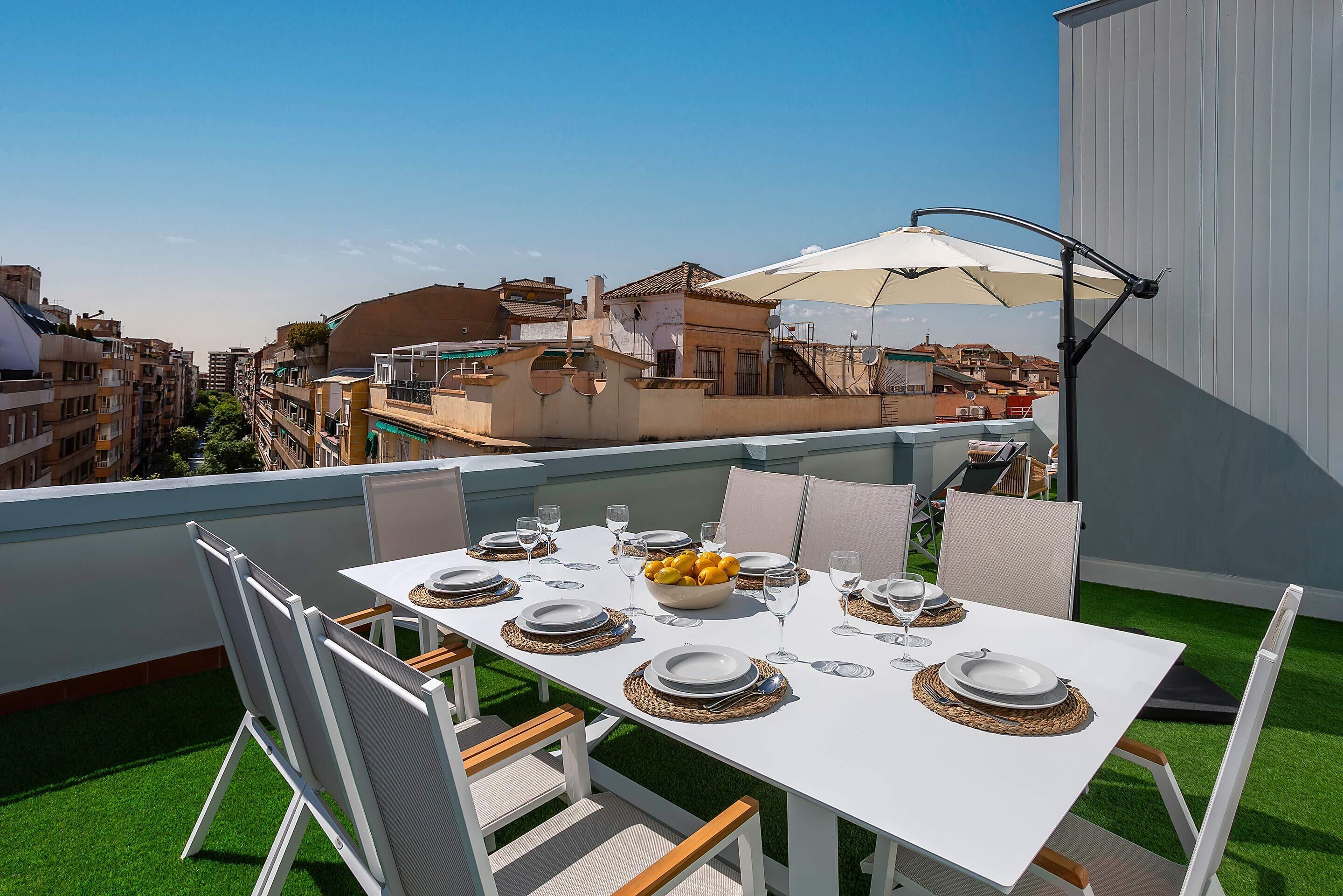 Leilighet (4 Bedrooms) | Terrasse/patio