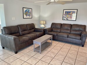 Condo, 1 Bedroom | Living area - Beachgate Condo Suites And Hotel 111 1 Bedroom Condo (Port Aransas)