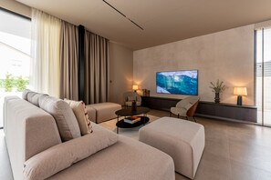 Fernseher, Kamin