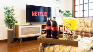 House | Living area | 43-inch Smart TV with digital channels