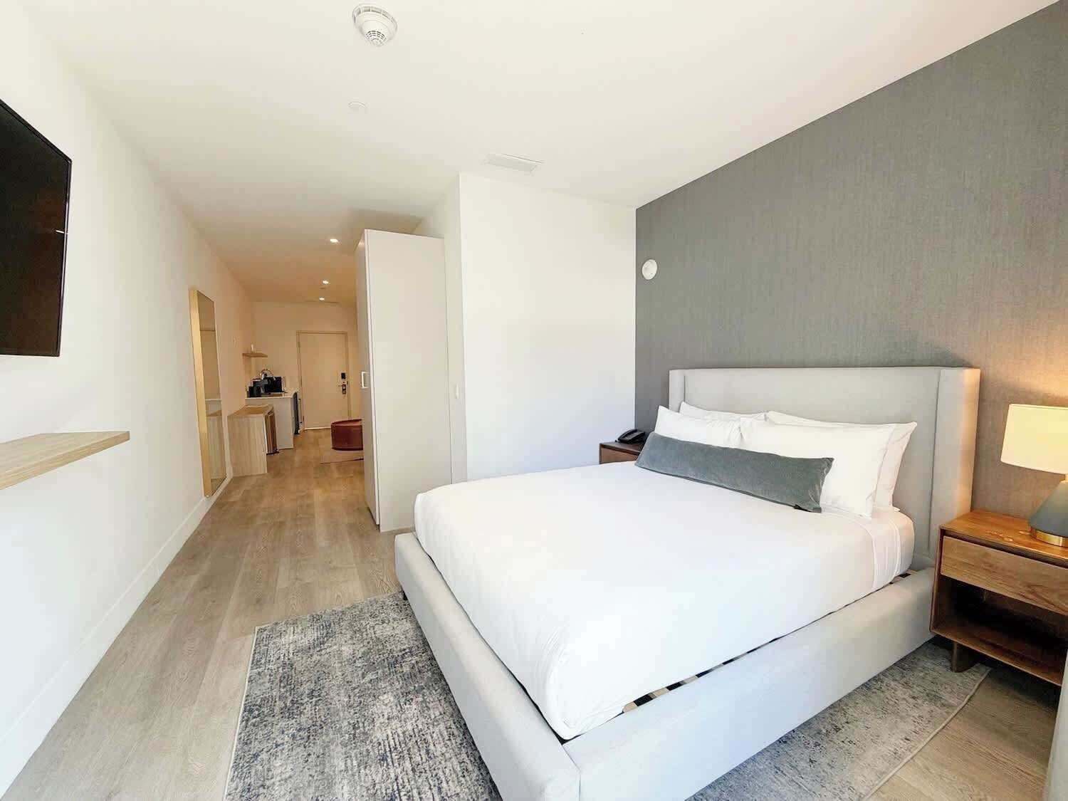Studio, uitzicht op de stad | Een kluis op de kamer, geluiddichte muren, gratis wifi