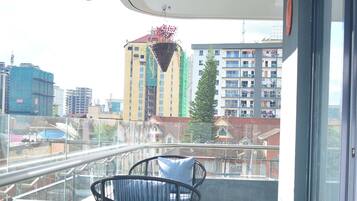 Deluxe Apartment, City View | Property grounds