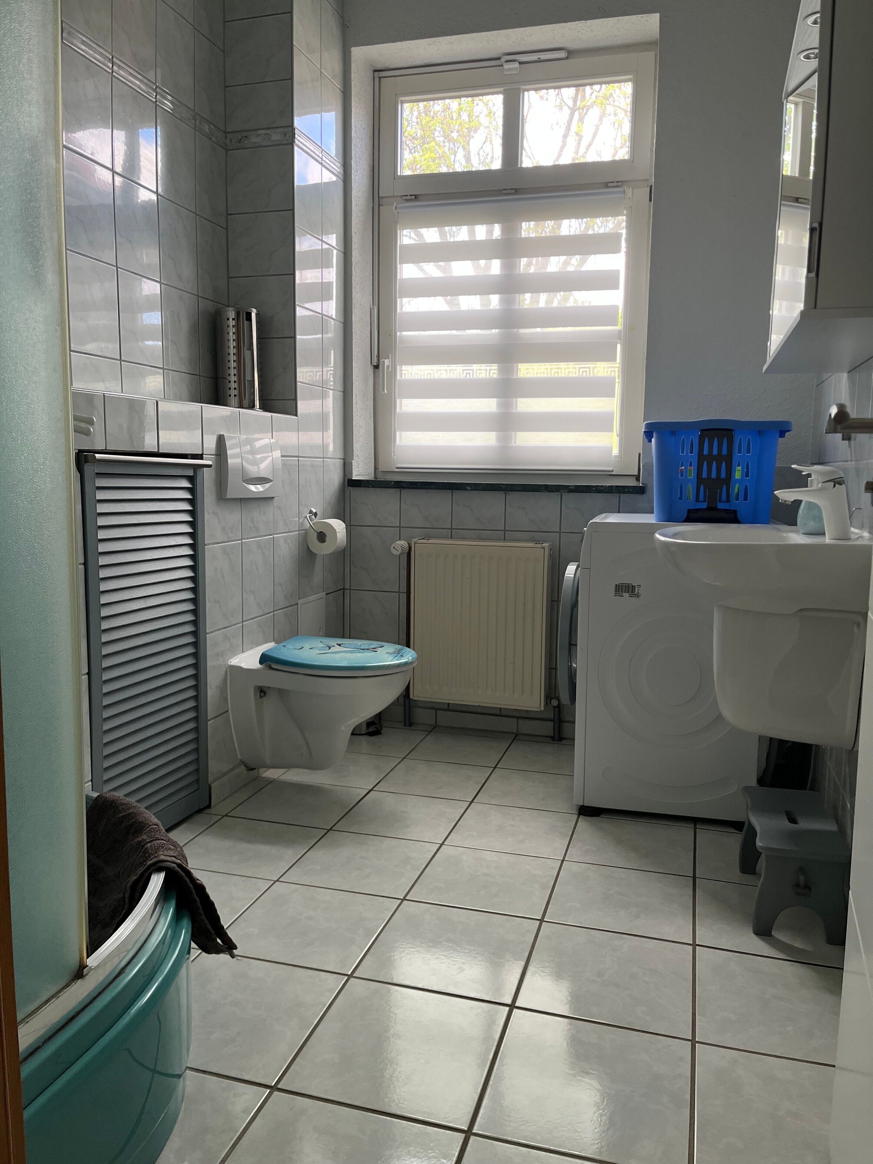 Ducha y secador de pelo