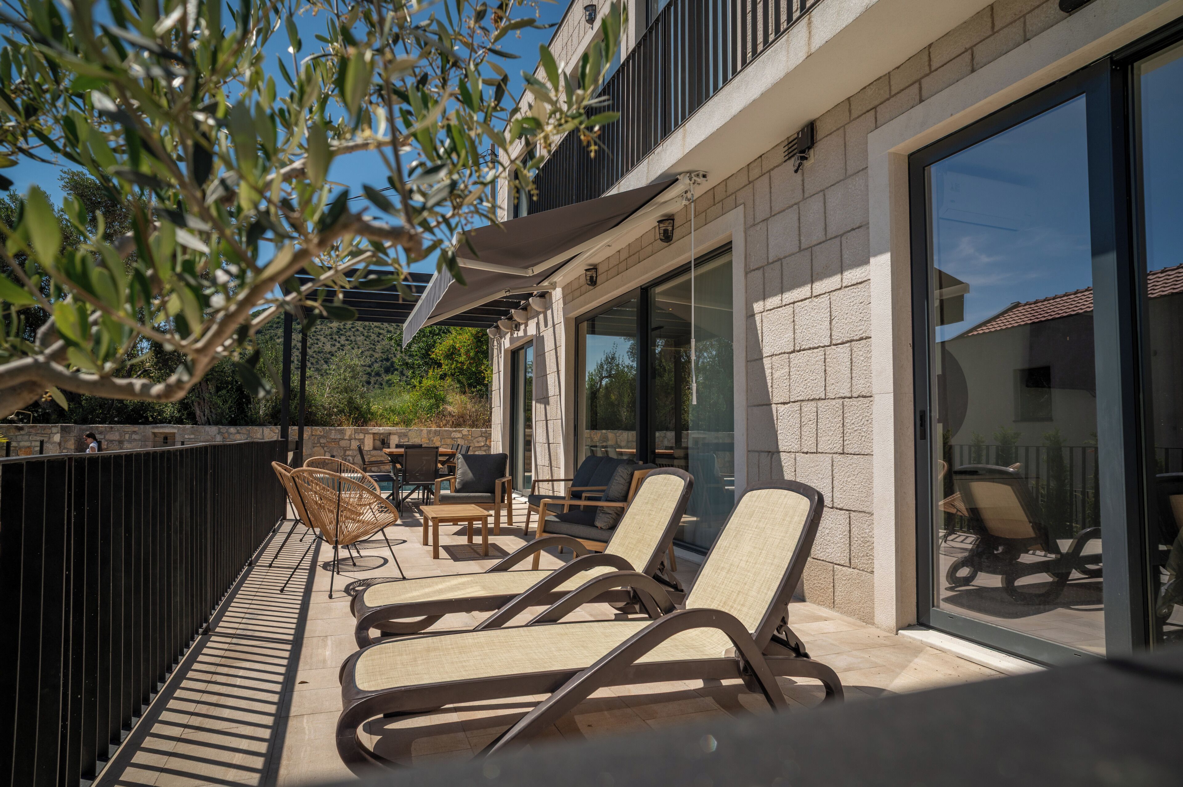 Villa Luxury, patio, vista mare | Terrazza/patio