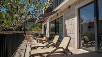 Villa Luxury, patio, vista mare | Terrazza/patio