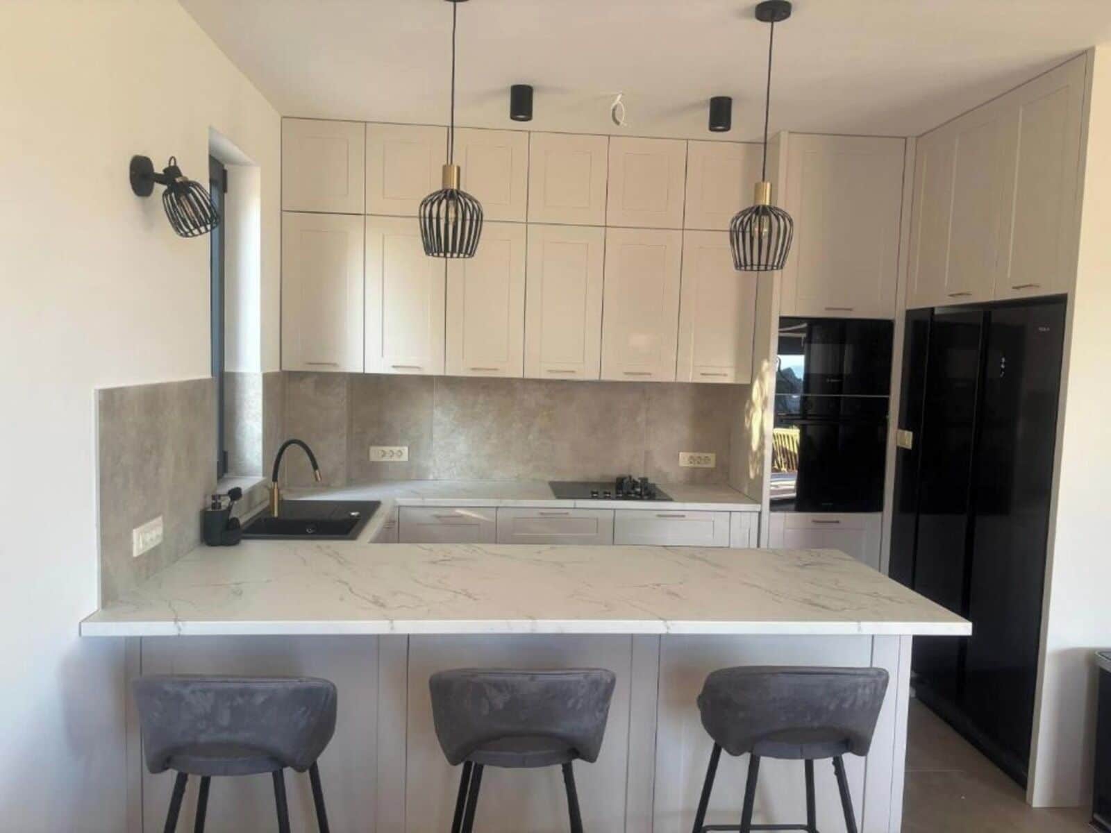 Luxury Villa, Patio, Sea View | Private kitchen
