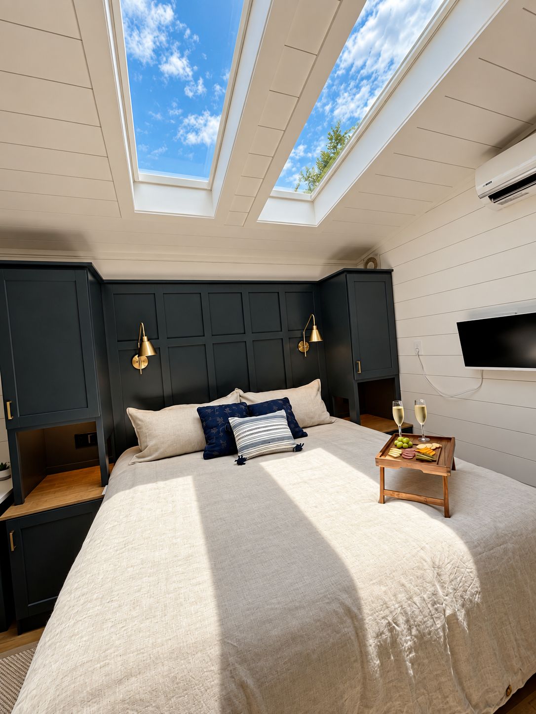 Skylights over beds